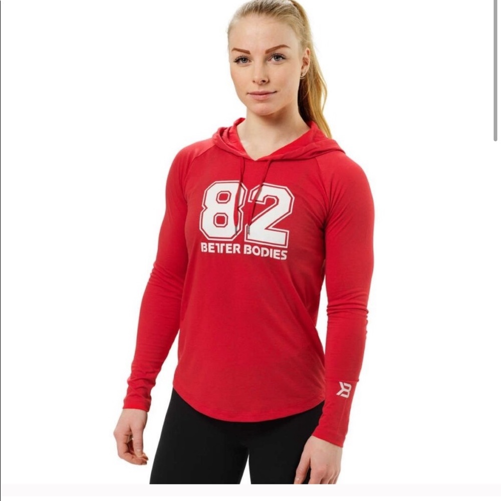 Better Bodies Lightweight thin Varsity Hoodie